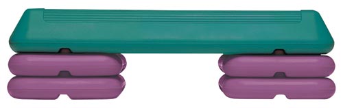 Plateforme Step The Step Home Trainer - Turquoise Et Violet - Crossfit Entraînement Domicile