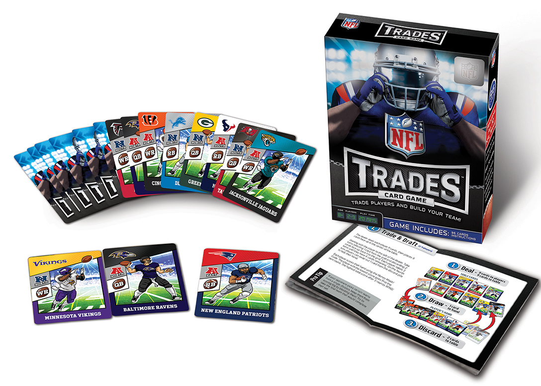 NFL Trade Card Game Learning Play